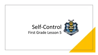 Developing Self-Control Skills in First Grade Lessons