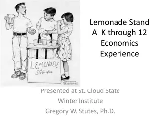 Lemonade Stand Economics Experience Presentation