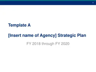 Agency Strategic Planning Guidance for FY 2018-2020