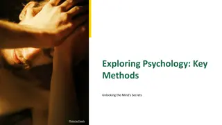Unlocking the Mind: Key Methods in Psychology Exploration