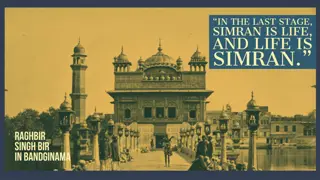 Insights into Bandginama by Raghbir Singh Bir: A Spiritual Journey