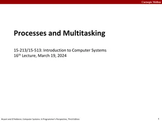 Understanding Carnegie Mellon Processes and Multitasking: Computer Systems Overview