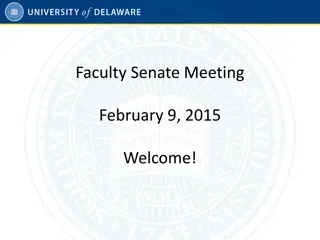 Gender Neutral Policy Changes at Faculty Senate Meeting