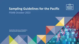 Guidelines for Effective Survey Sampling in the Pacific Region