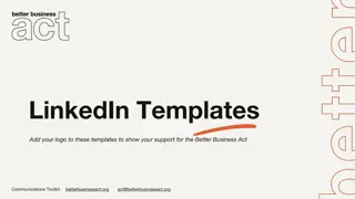 Enhance Your LinkedIn with Better Business Act Communications Toolkit