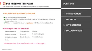 Official Submission Template for Ekipa Challenges