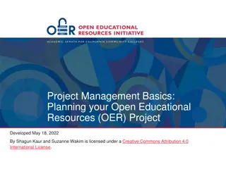 Successful Strategies for Open Educational Resources Project Management