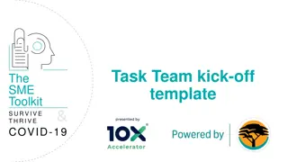 Establishing a Task Team for SME Survival During COVID-19 Crisis