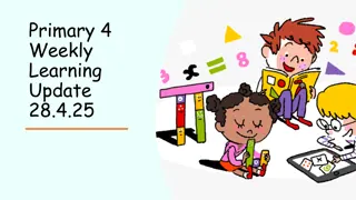 Primary 4 Phoneme Learning Update & Numeracy Focus