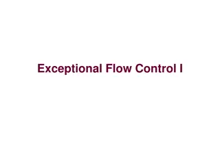 Understanding Exceptional Flow Control Mechanisms in Systems