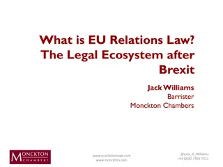 Understanding EU Relations Law Post-Brexit Legal Landscape