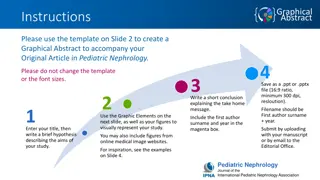 Pediatric Nephrology Research: Visual Abstract Creation Guide
