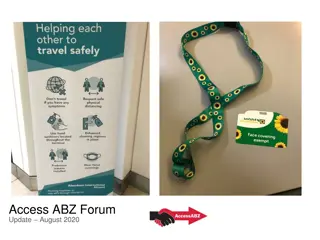 Airport Access ABZ Forum Update August 2020: Passenger Numbers, PRM Assistance, Travel Safety Measures