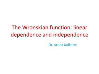 Understanding the Wronskian Function in Mathematics