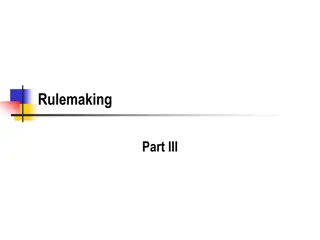 Understanding Rulemaking: Procedural Rules and Substantial Impact Tests