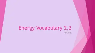 Exploring Different Forms of Energy
