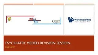 Psychiatry MedEd Revision Session with Dr. Em Liaka