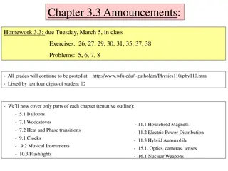 Physics 110 Chapter 3.3 Announcements and Rotational Motion Concepts