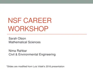 Enhancing Academic Careers Through NSF CAREER Program
