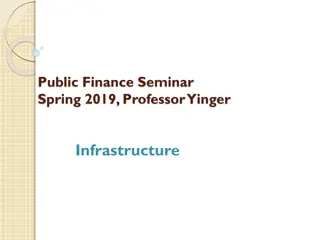 Understanding Infrastructure Investment in Public Finance Seminar