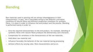 Types of Blending in Spinning Mills