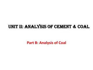 Analysis of Different Coal Types and Ultimate Coal Constituent