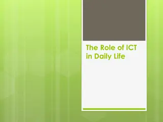 Significance of ICT in Daily Life