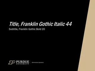 Creative Design Showcase with Franklin Gothic Fonts