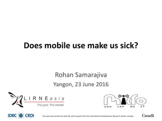Mobile Use and Health: Examining the Evidence from Experts