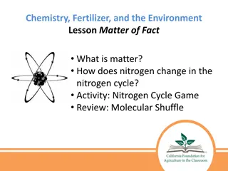 Understanding the Nitrogen Cycle and Matter in Chemistry Lessons