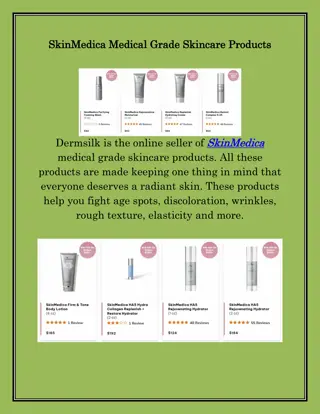 SkinMedica Skincare Products, dermsilk