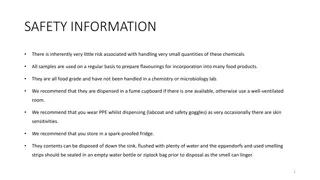 Safety Information for Handling Flavoring Chemicals