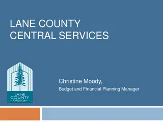 Central Services Overview and Funding for Lane County