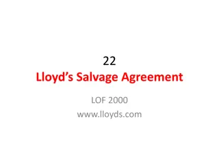 Understanding Lloyd's Salvage Agreement LOF 2000