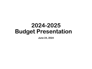 Financial Trends and Budget Summary 2024-2025
