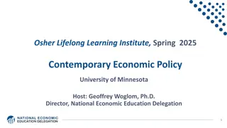 Contemporary Economic Policy Spring 2025 Course Overview