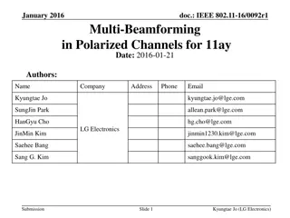 Multi-Beamforming in Polarized Channels for 11ay