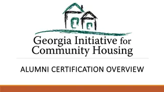 GICH Alumni Certification Overview and Requirements