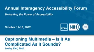 Unlocking the Power of Accessibility: Captions and Multimedia Guidelines for IAAF 2022