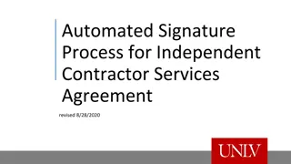Understanding Independent Contractor Services & Requirements