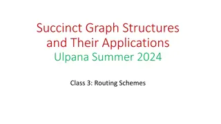Compact Routing Schemes and Applications