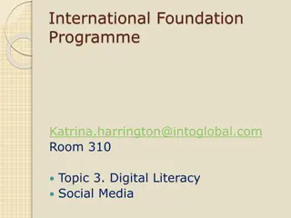 Enhancing Digital Literacy: Lesson on Social Media & Brain Impact
