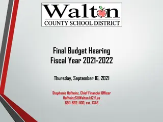 Highlights of School Budget Process in Florida 2021-2022