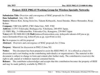 Convergence of MAC Proposals for Wireless Specialty Networks
