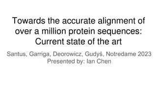 Accurate Protein Sequence Alignment Methods and Challenges