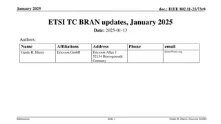 IEEE 802.11-25/73r0 Updates: January 2025 Document Highlights