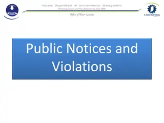 Understanding Public Notices, Violations, and Notification Tiers in Water Management