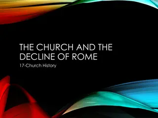 Decline of Rome and Rise of the Church in Western Europe