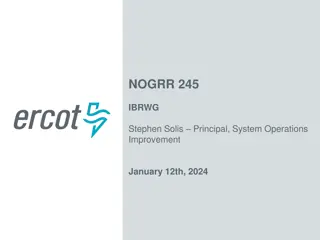 ERCOT Proposed Changes to NOGRR 245 - Technical Modifications Overview