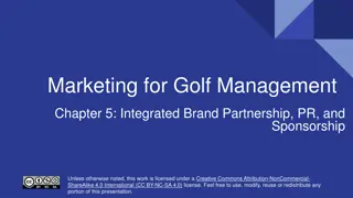 Integrated Brand Partnership & PR in Golf Management